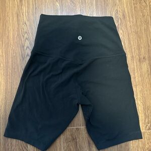 lululemon athletica Black High-Rise align Bike Shorts 8’